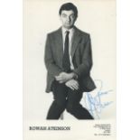 Rowan Atkinson signed 8x6 inch Mr Bean black and white promo photo. Good Condition. All autographs