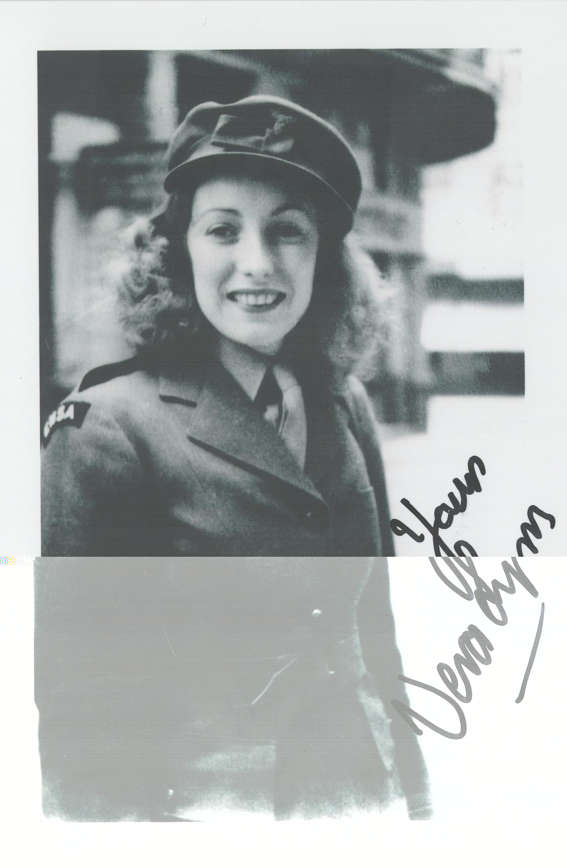 Dame Vera Lyn signed 6x4 inch black and white photo. Good Condition. All autographs come with a