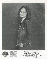 Keiko Agena signed 10x8 inch Gilmore Girls black and white promo photo. Good Condition. All