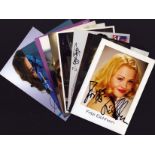 Entertainment collection 10 x signed Colour Promo. Cards signatures such as Maren Eggert German