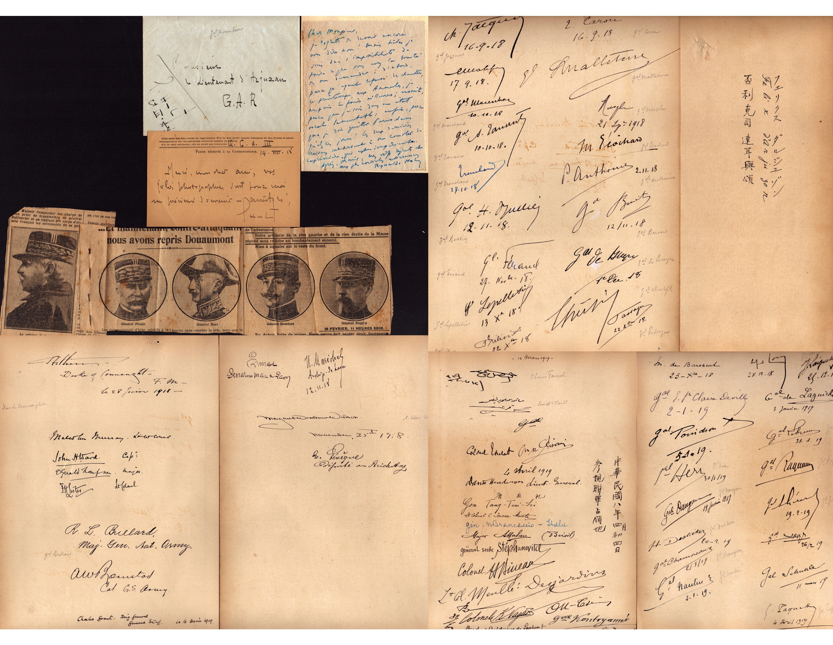 Vintage collection of ALS including signatures from Prince Arthur, Duke of Connaught and Strathearn,