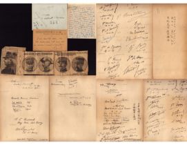 Vintage collection of ALS including signatures from Prince Arthur, Duke of Connaught and Strathearn,