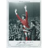 Autographed PETER CORMACK 16 x 12 Limited Edition : Colorized, depicting Liverpool´s Kevin Keegan