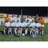 Autographed KEVIN HECTOR 16 x 12 Photo : Col, depicting the 1971/72 First Division Champions - Derby