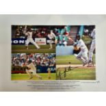 Gary Kirsten signed limited edition print with signing photo. Gary Kirsten scored over 7,000 Test