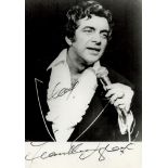 Frankie Vaughan signed 7x5 inch black and white photo. Good Condition. All autographs come with a