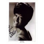 Kim Weston signed 12x8 black and white photo. Good Condition. All autographs come with a Certificate