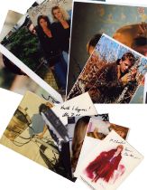 Entertainment collection of 10 signed photos including names of Alec Baldwin, Kevin Bacon, Elizabeth