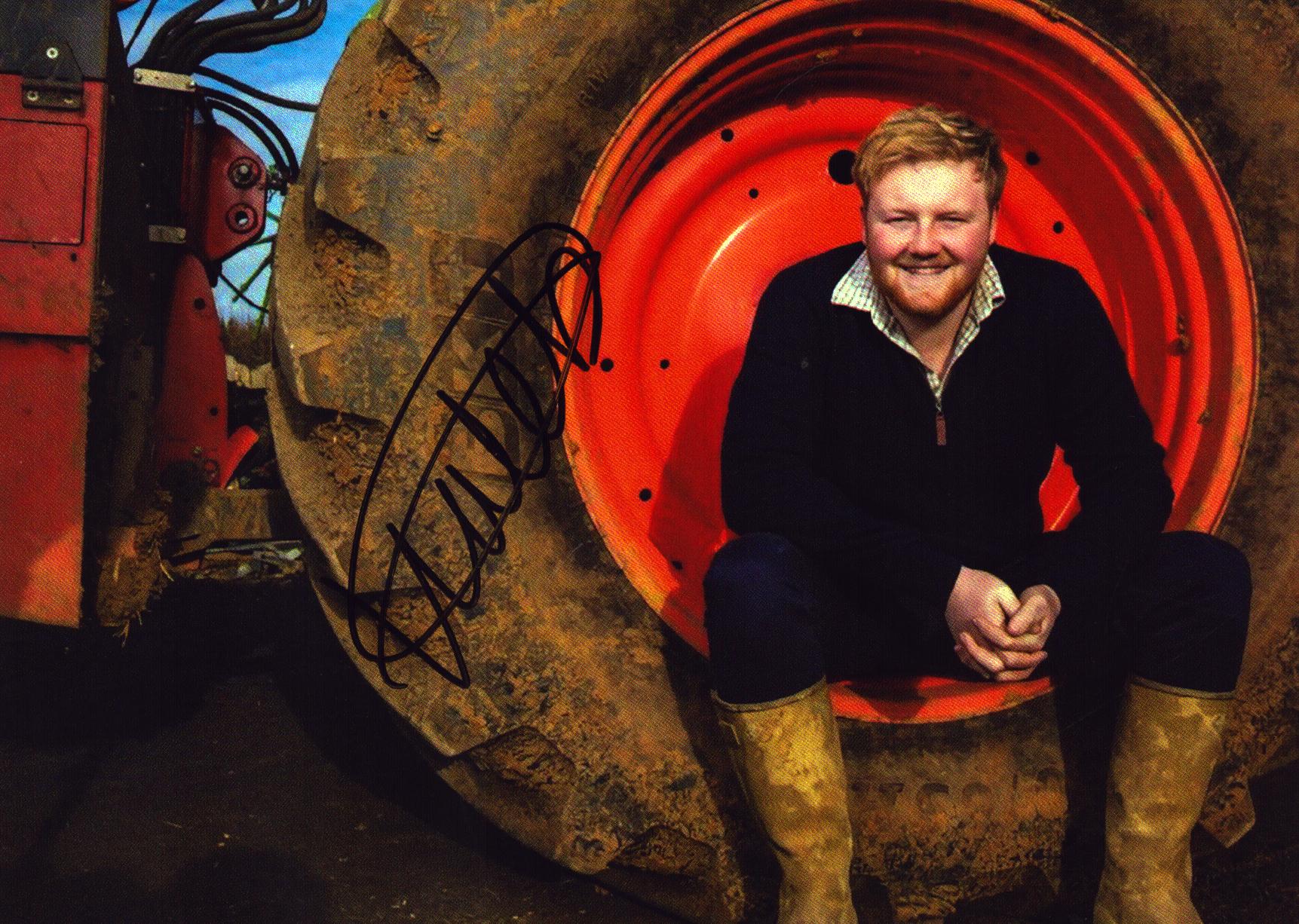 Kaleb Cooper signed colour photo from Clarkson's Farm. Measures 6 inch by 4 inches. Good