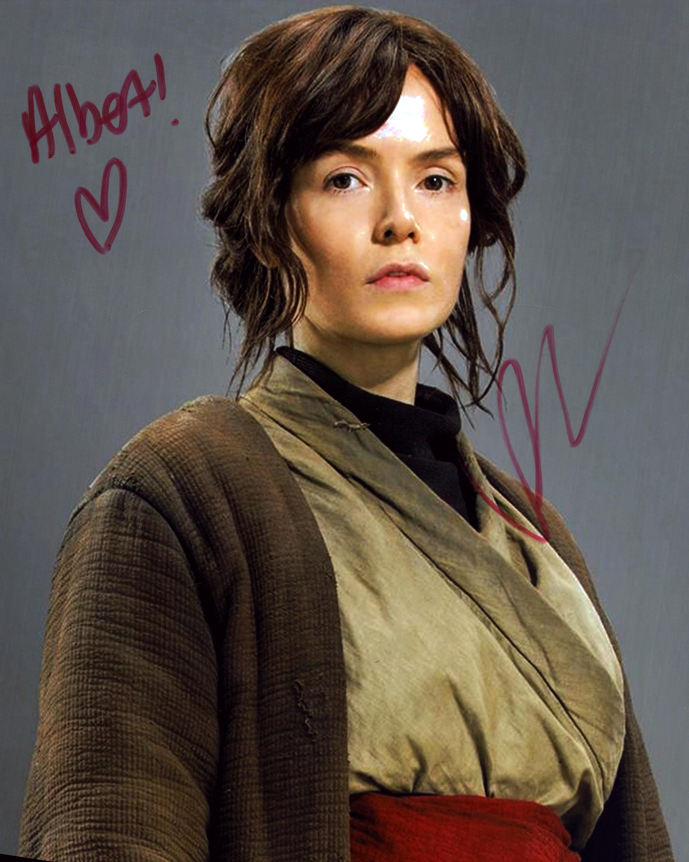 Valerie Kane signed 10x8 inch Star Wars colour photo. Dedicated. Good Condition. All autographs come
