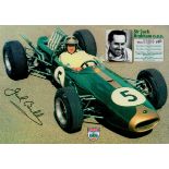 Jack Brabham signed 8x6 inch approx. promo photo. Good Condition. All autographs come with a