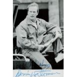 Dennis Waterman signed 6x4 inch black and white photo. Good Condition. All autographs come with a