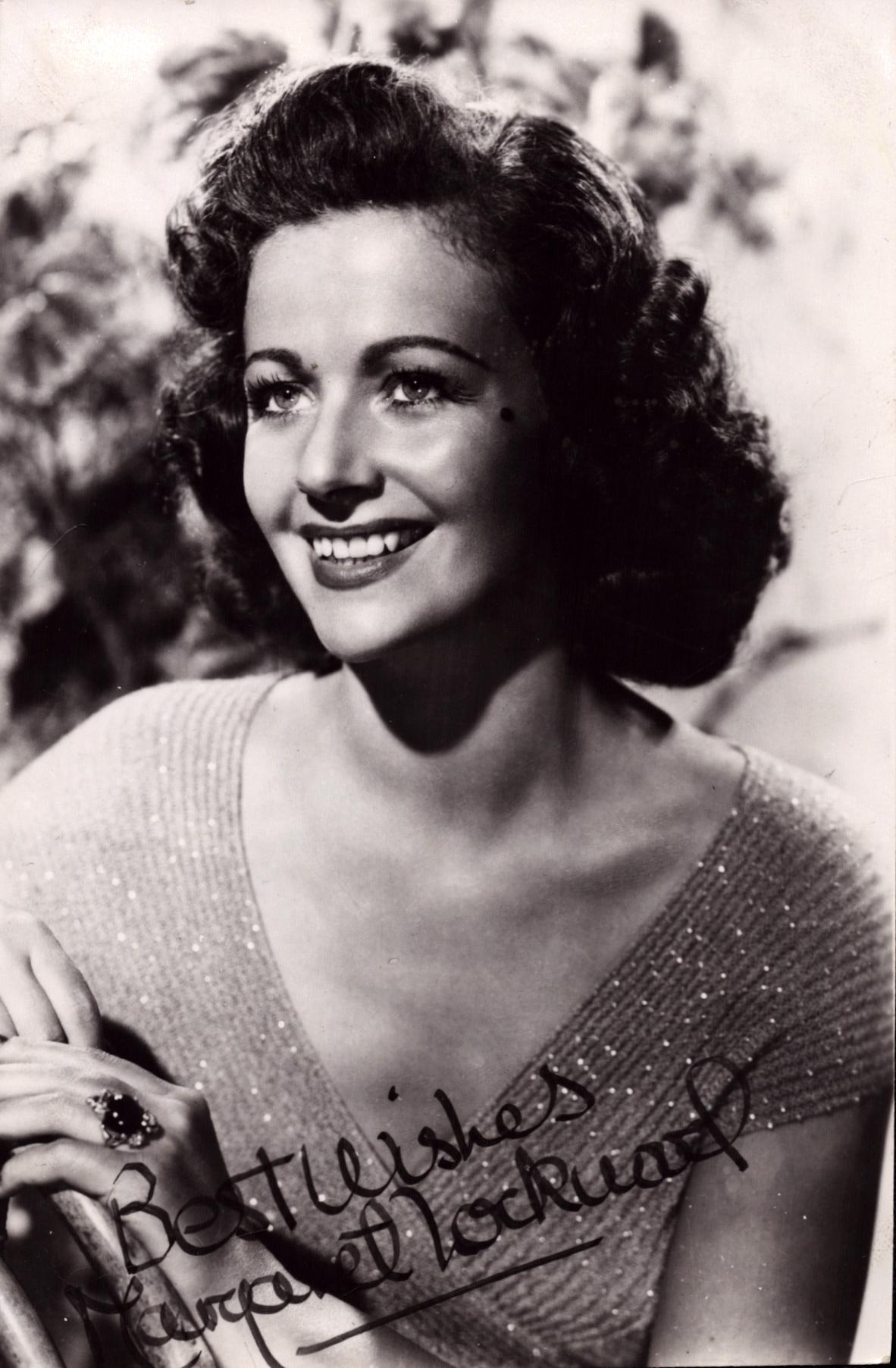 Margaret Lockwood signed 6x4 inch black and white photo. Good Condition. All autographs come with