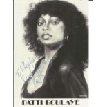 Patti Boulaye signed 6x4 inch black and white promo photo. Good Condition. All autographs come