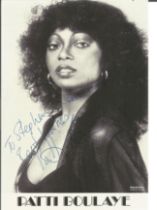 Patti Boulaye signed 6x4 inch black and white promo photo. Good Condition. All autographs come