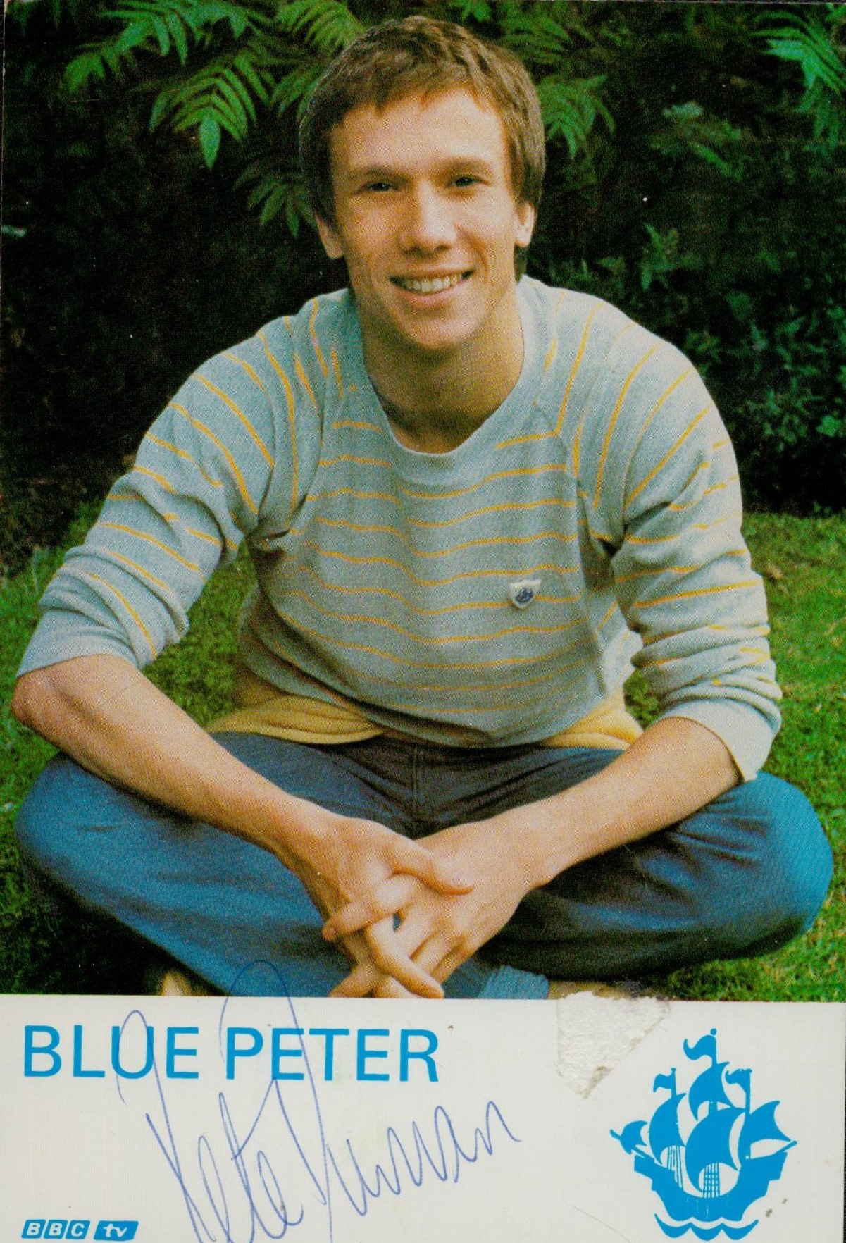 Peter Duncan signed 6x4 inch Blue Peter colour promo photo. Good Condition. All autographs come with