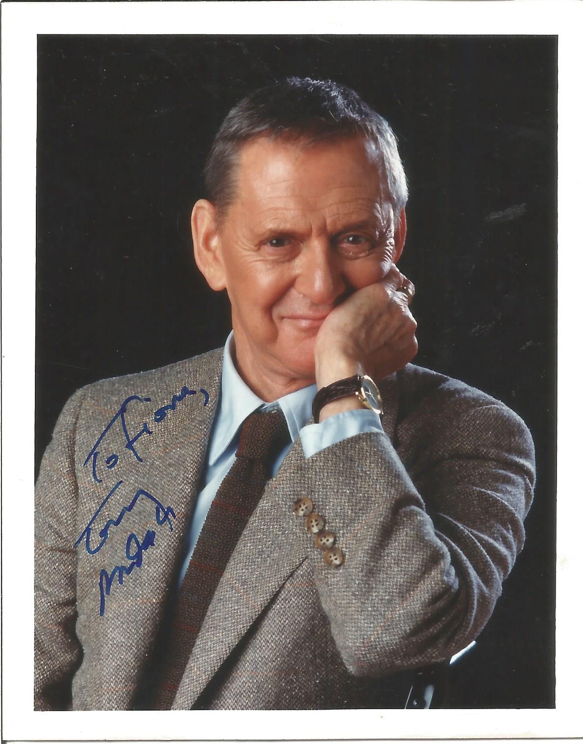 Tony Randall signed 5x4 inch colour photo. Good Condition. All autographs come with a Certificate of