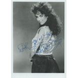 Catherine Bach signed 7x5 inch black and white photo. Good Condition. All autographs come with a