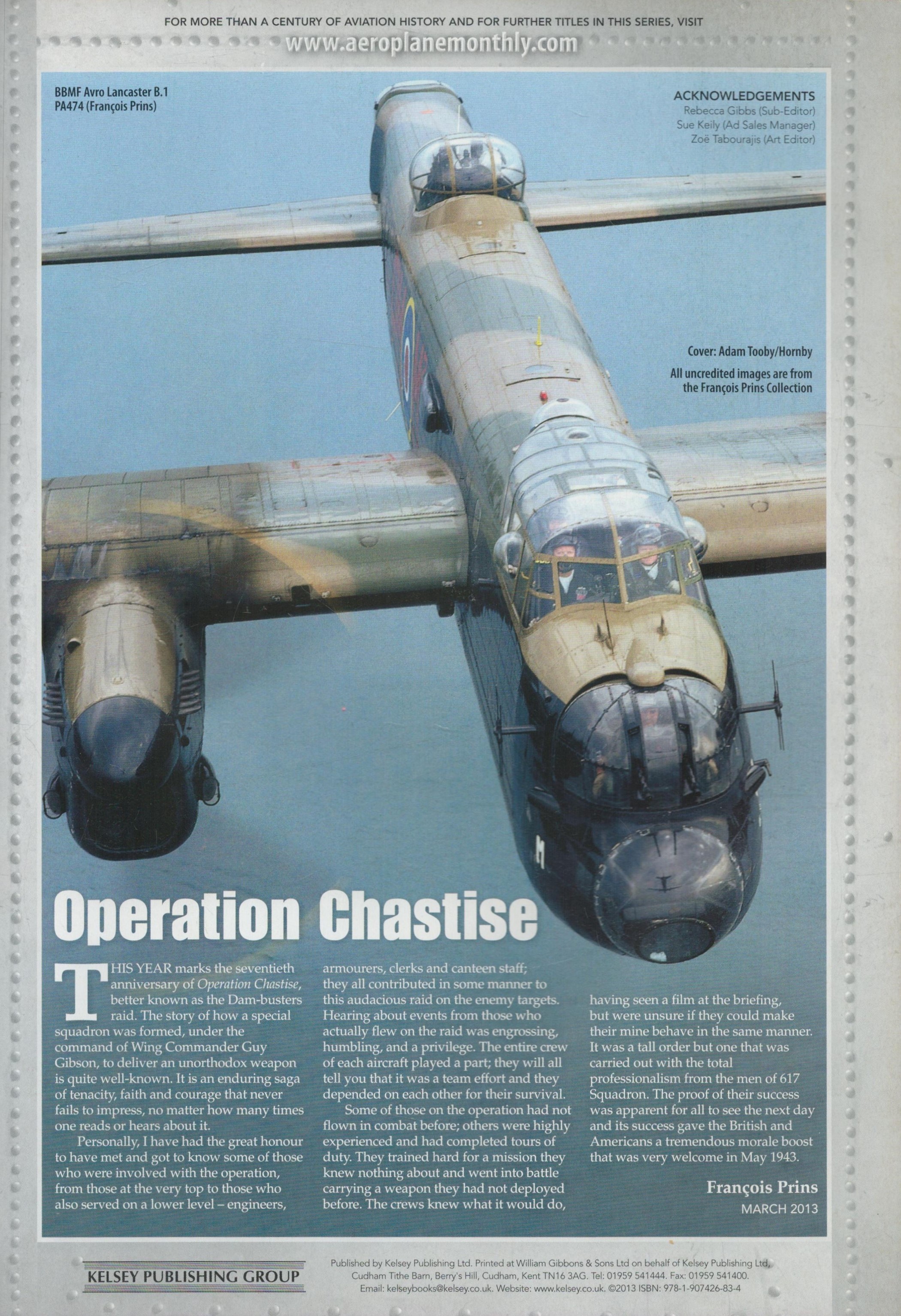 Dam-busters - The amazing story of Operation Chastise by Aeroplane Monthly Magazine. Good - Image 2 of 2