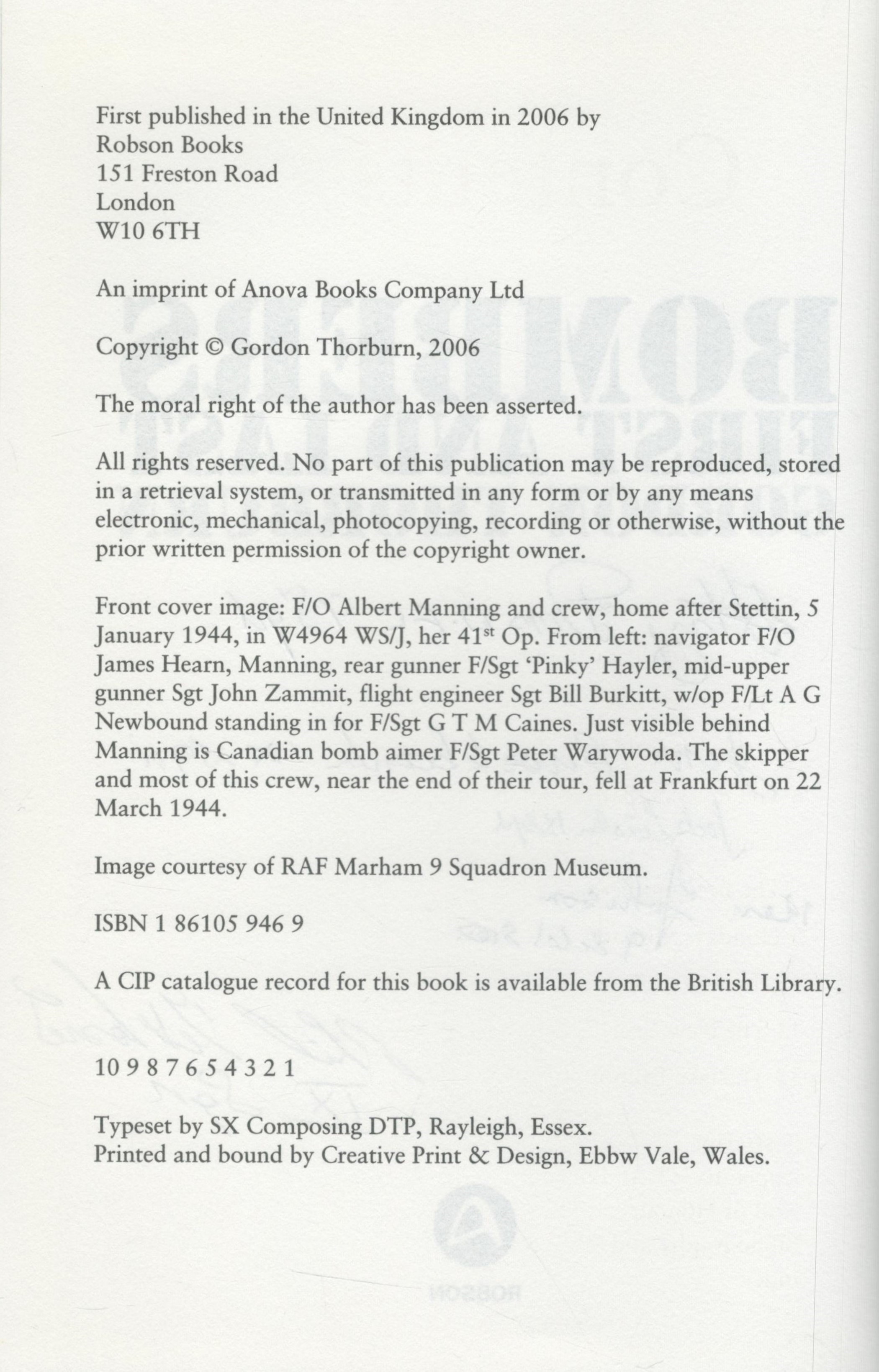 WWII Bombers First and Last multi signed hardback book 5 Bomber command veterans includes Harry - Image 3 of 3