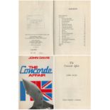 Concorde hardback book titled The Concorde Affair by the author John Davis 1969 publication 229