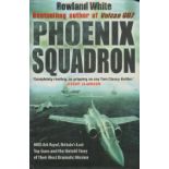 HMS Ark Royal Buccaneer Jet pilot Lt Cdr Steve Park RN signed hardback book Phoenix Squadron by