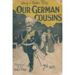 Mary L Fuchs Signed Our German Cousins Paperback Book Published by the Daily Mail. Good condition