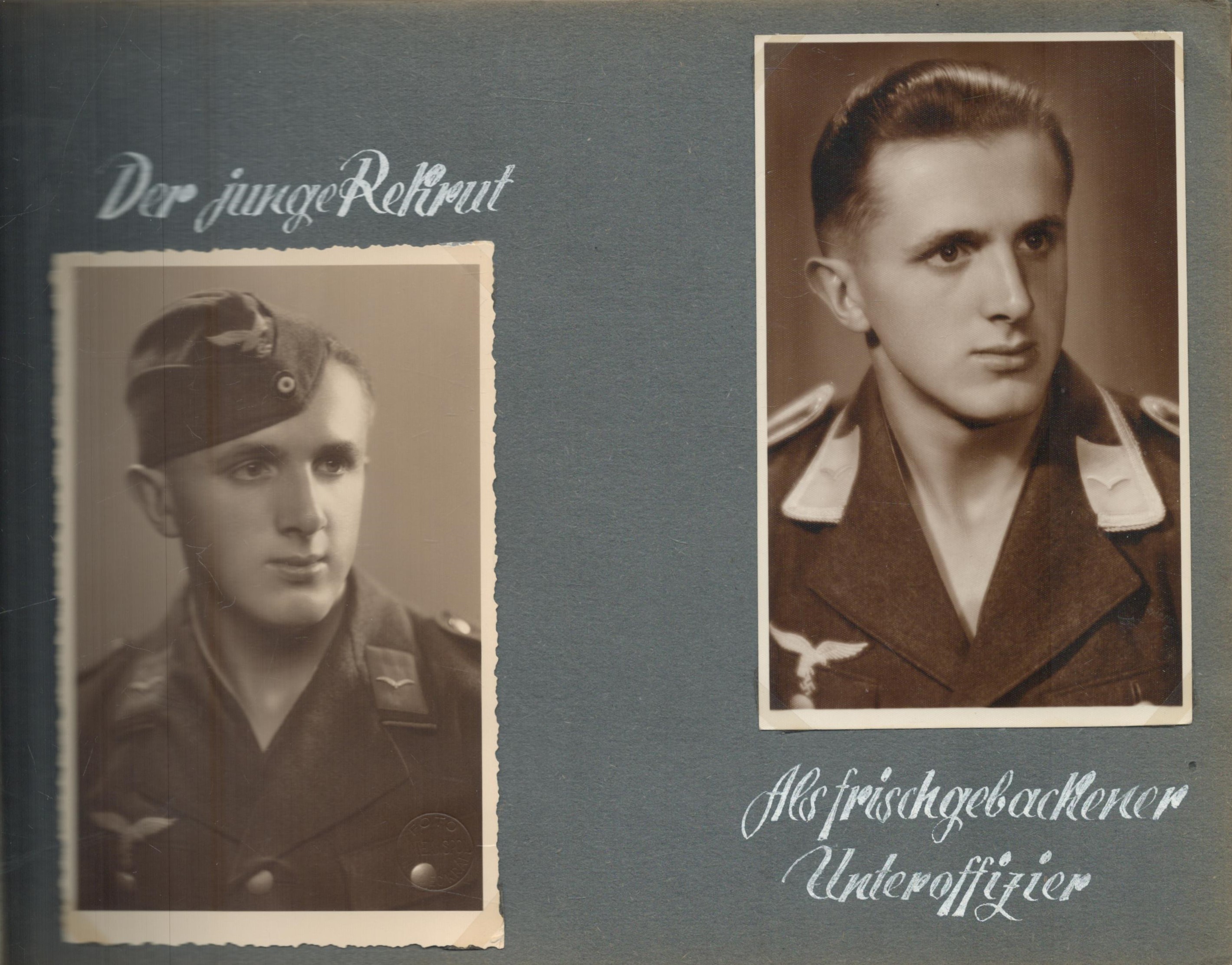 Luftwaffe Stuka Operator photo album of the career and war memories of Erich Heine rear gunner and - Image 2 of 4