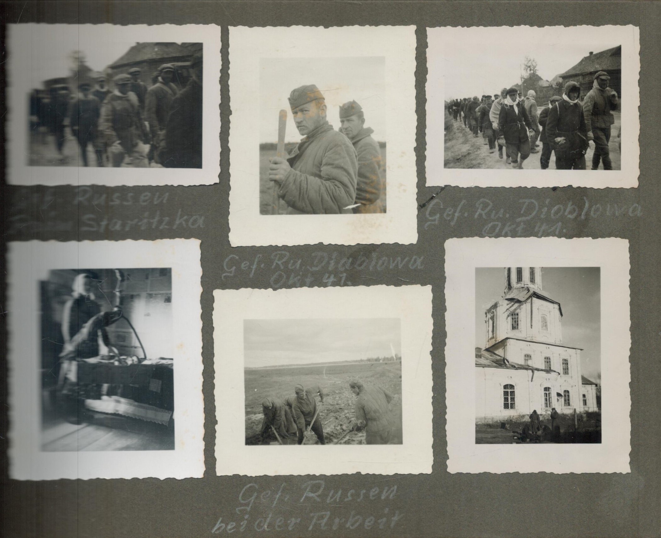 Luftwaffe Pilot photo album full of unsigned black and white photos of Luftwaffe pilots. Original - Image 3 of 4