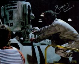 Shane Rimmer signed 10x8 inch Star Wars colour photo. Good condition Est.