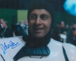 Sandeep Mohan signed 10x8 inch Star Wars colour photo. Good condition Est.