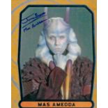 Jerome Blake signed 10x8 inch Mas Ameda Star Wars colour photo. Good condition Est.