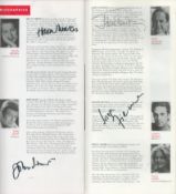 Mirren Hurt Fiennes and more signed Theatre programme. Good condition. All autographs come with a