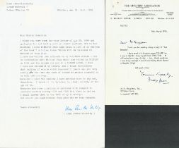 WW2. Major-General Mervyn Janes CB MBE Signed Typed Letter Dated 14th March 1975 on The Officers