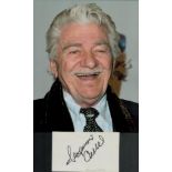 Seymour Cassel signed card with unsigned 10x8inch colour photo. Good condition. All autographs