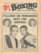 Boxing Newspaper Vol. 17 no. 31, 52nd Year August 4, 1961. Preview world title fight for Terry