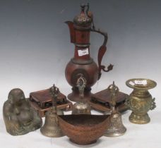 Indian, Chinese and Tibetan metalwork to include Kashkul