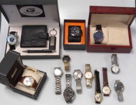 A collection of 13 wrist watches