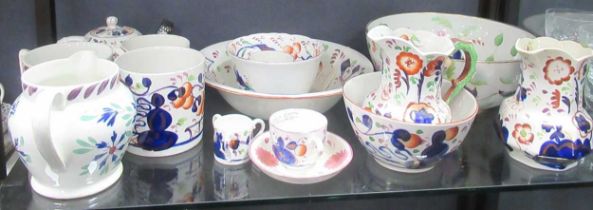 Large quantity of 19th century lustreware, mainly Allerton's. Approx 35, mugs, plates, jugs etc to