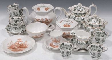 A Grainger tea and coffee service, circa 1840-34, comprising a teapot and cover, sucrier and