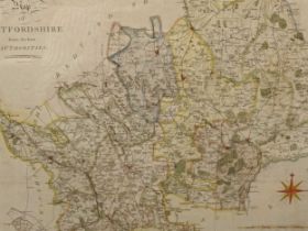 Two hand-coloured maps to include 'Hartfordshire', engraved by J. Cary, published by Stockdale,