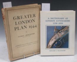 ABERCROMBIE (P) Greater London Plan for 1944, publ. 1945, well illustrated, cloth, worn dust jacket;