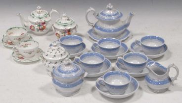 Two 19th century child's pottery tea services