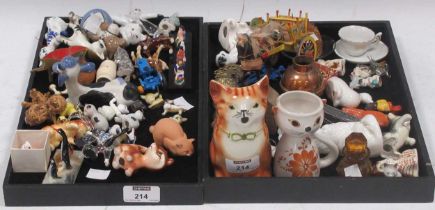 Miscellaneous collection of ceramics, to include Victorian salt glazed jars, three ginger beer