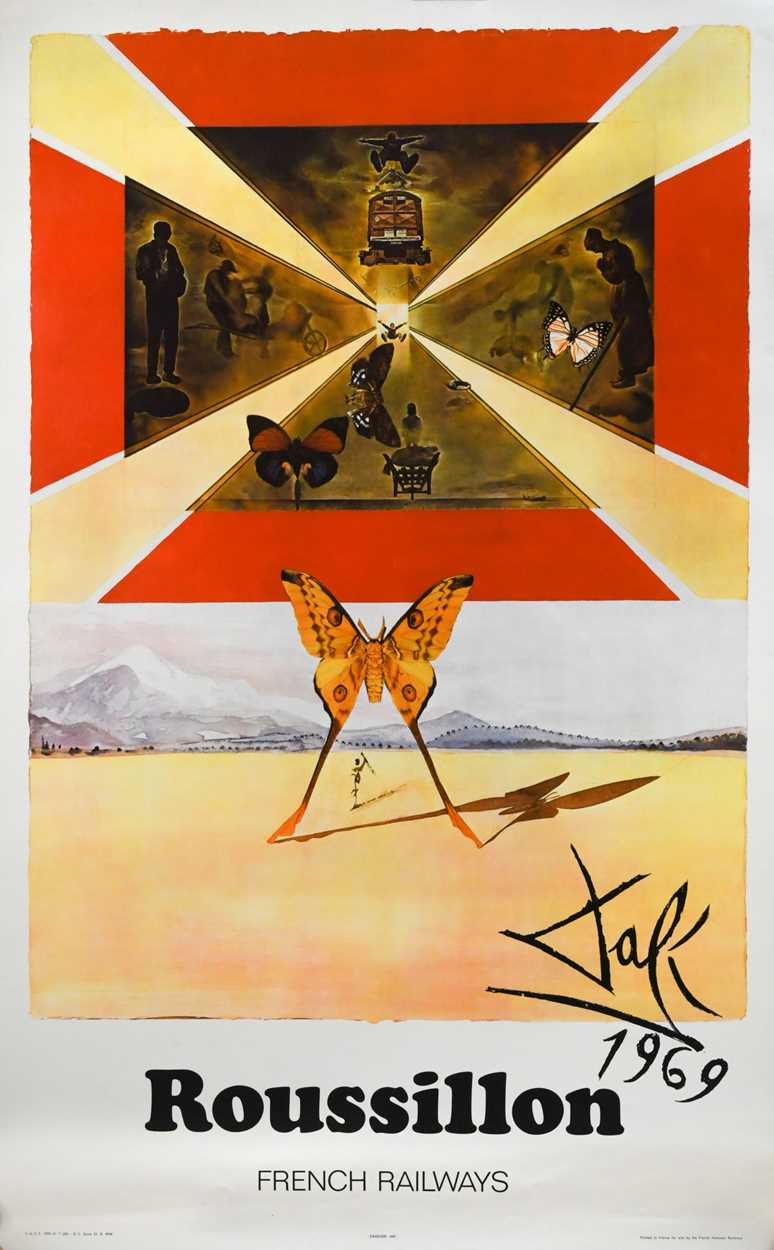 § After Salvador Dalí (1904-1989), a group of six unframed railway posters, - Image 6 of 13