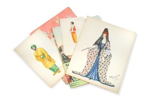A collection of costume designs and Glyndebourne related ephemera belonging to Elizabeth Crook,