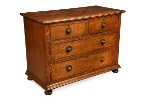 Shapland & Petter, Barnstaple, an Arts & Crafts oak chest of drawers,