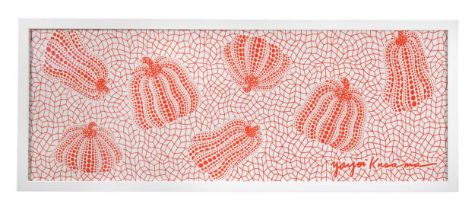 Yayoi Kusama (1929-), Red Pumpkins,