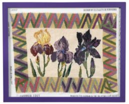 § After Dame Elizabeth Blackadder DBE, RA, RSA, Tapestry of Irises,