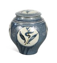 Stefanie Newton, a studio pottery lidded jar,